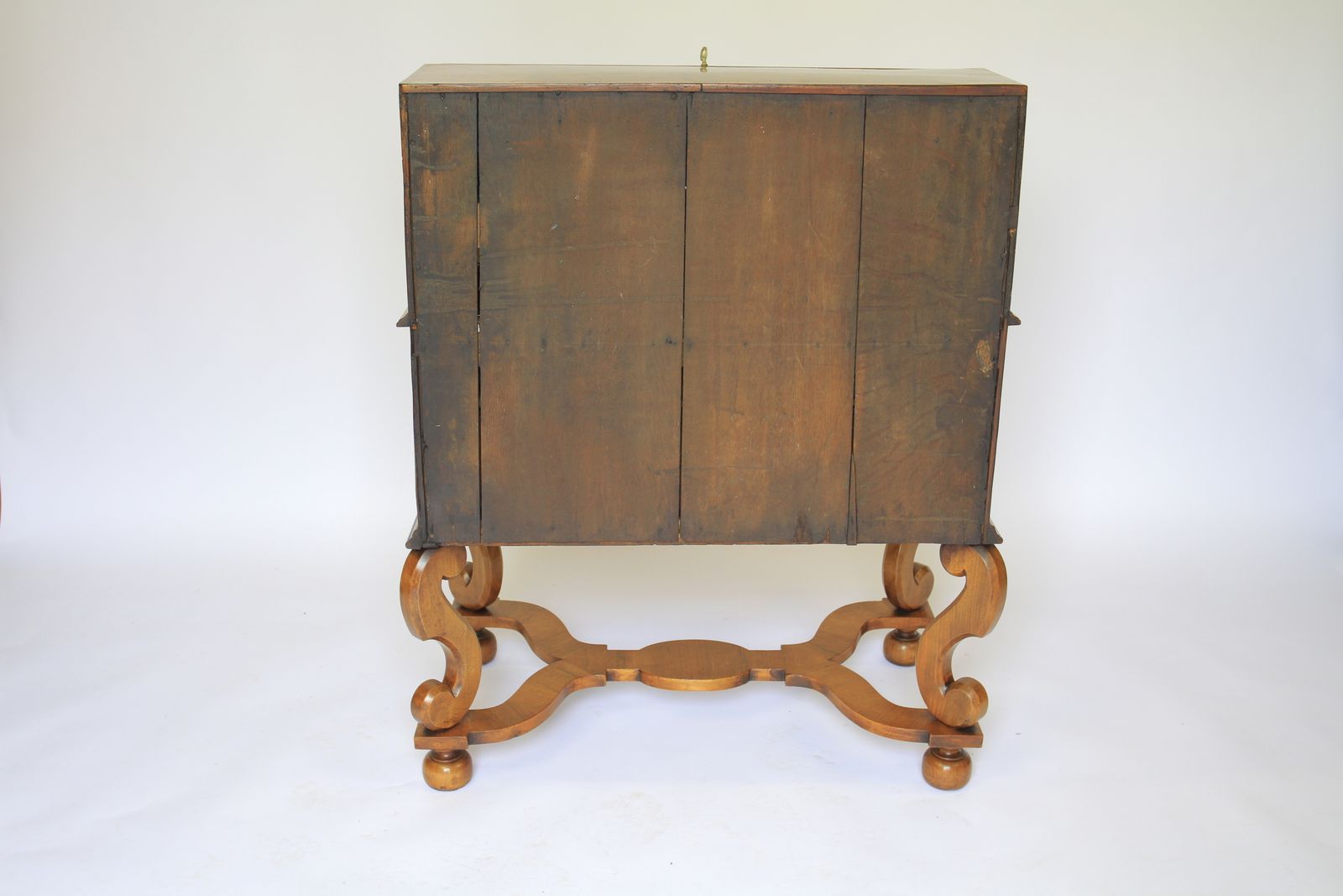 Walnut William & Mary Revival Bureau With Well photo 800.0