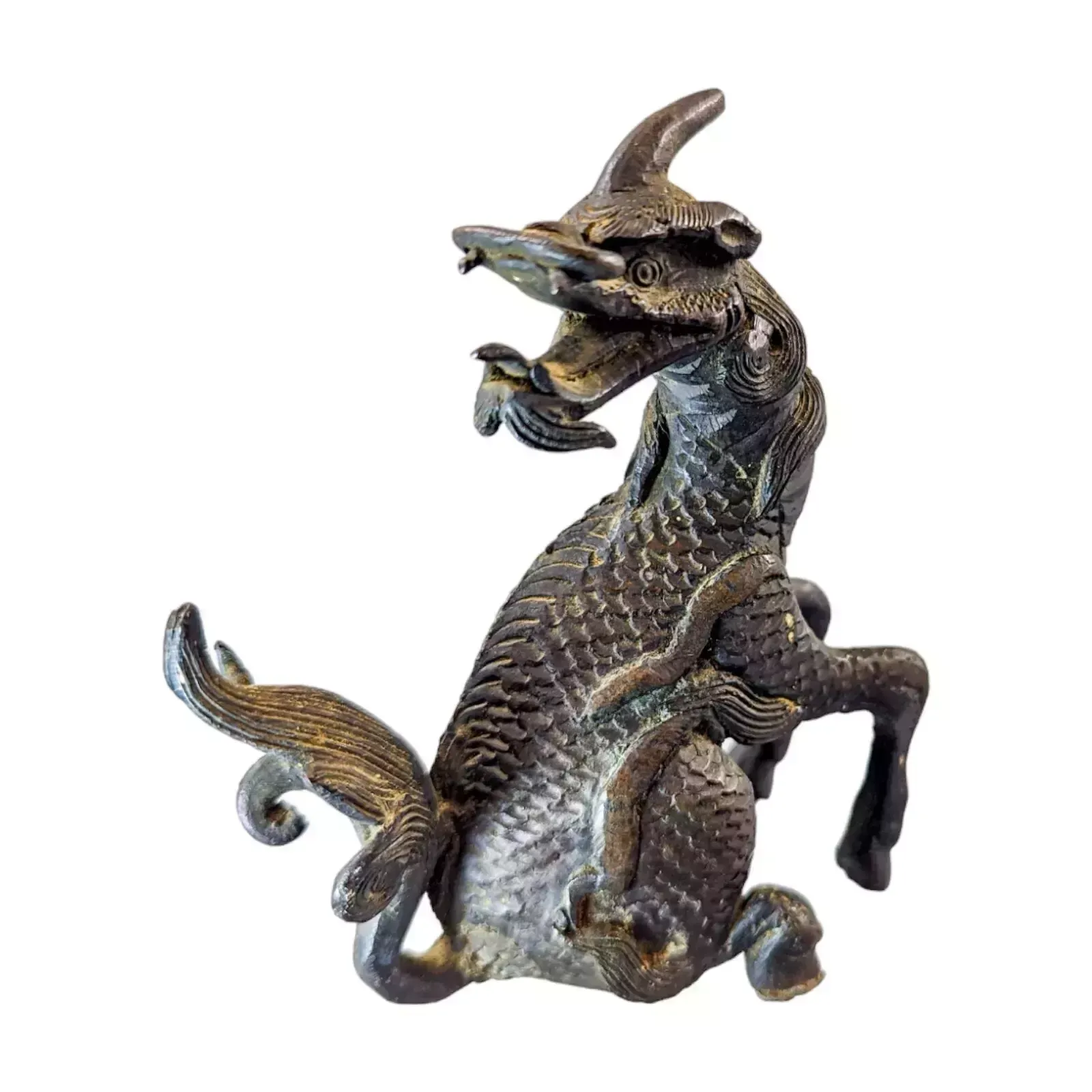 An 18th Or Earlier Chinese Bronze Figure Of Qylin photo buy