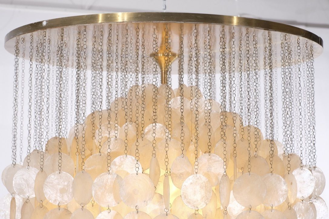 Pendant Light Attributed By Verner Panton, 1960's. photo for sale