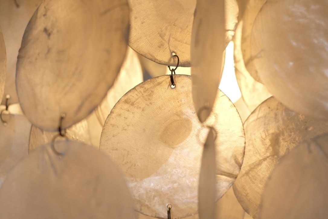 Pendant Light Attributed By Verner Panton, 1960's. photo Lighting