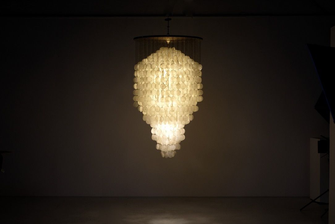 photo vinterior Pendant Light Attributed By Verner Panton, 1960's.