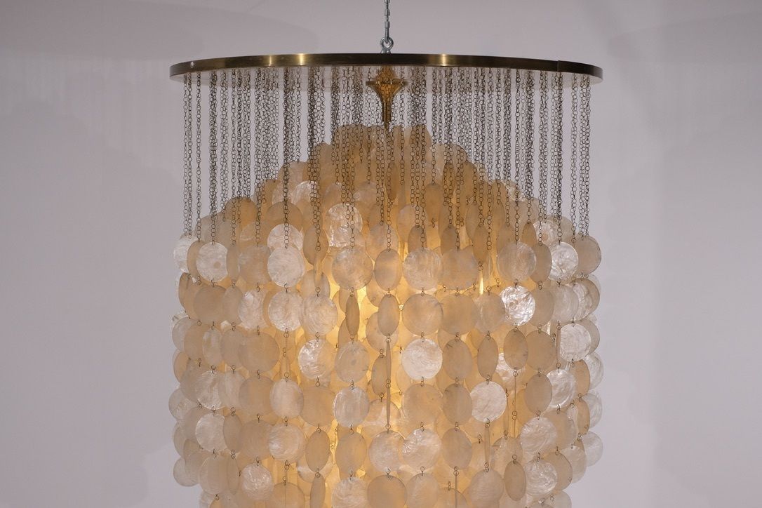 8500.0 Pendant Light Attributed By Verner Panton, 1960's. photo