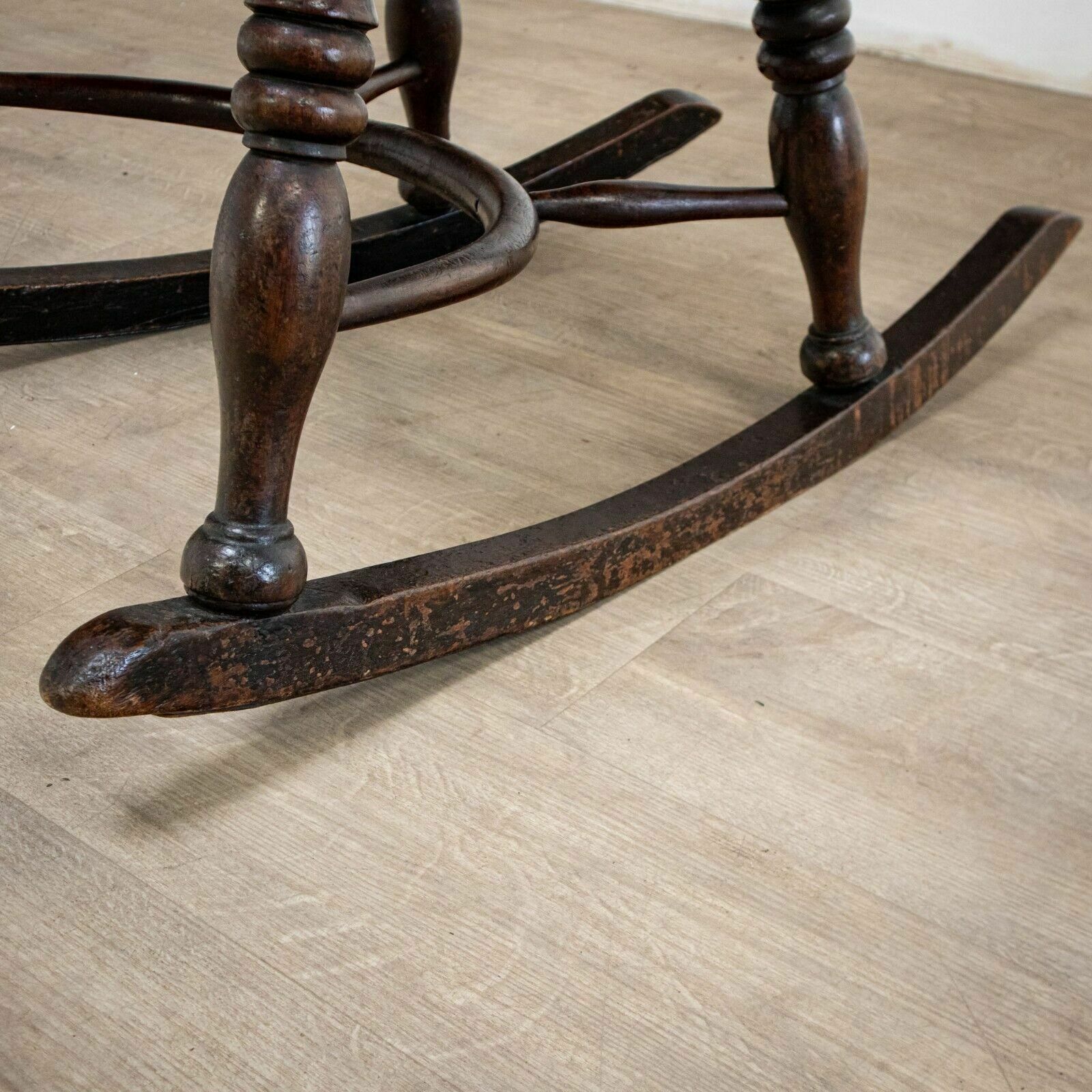 photo buy 19th Century Yew Rocking Chair By J. Spencer