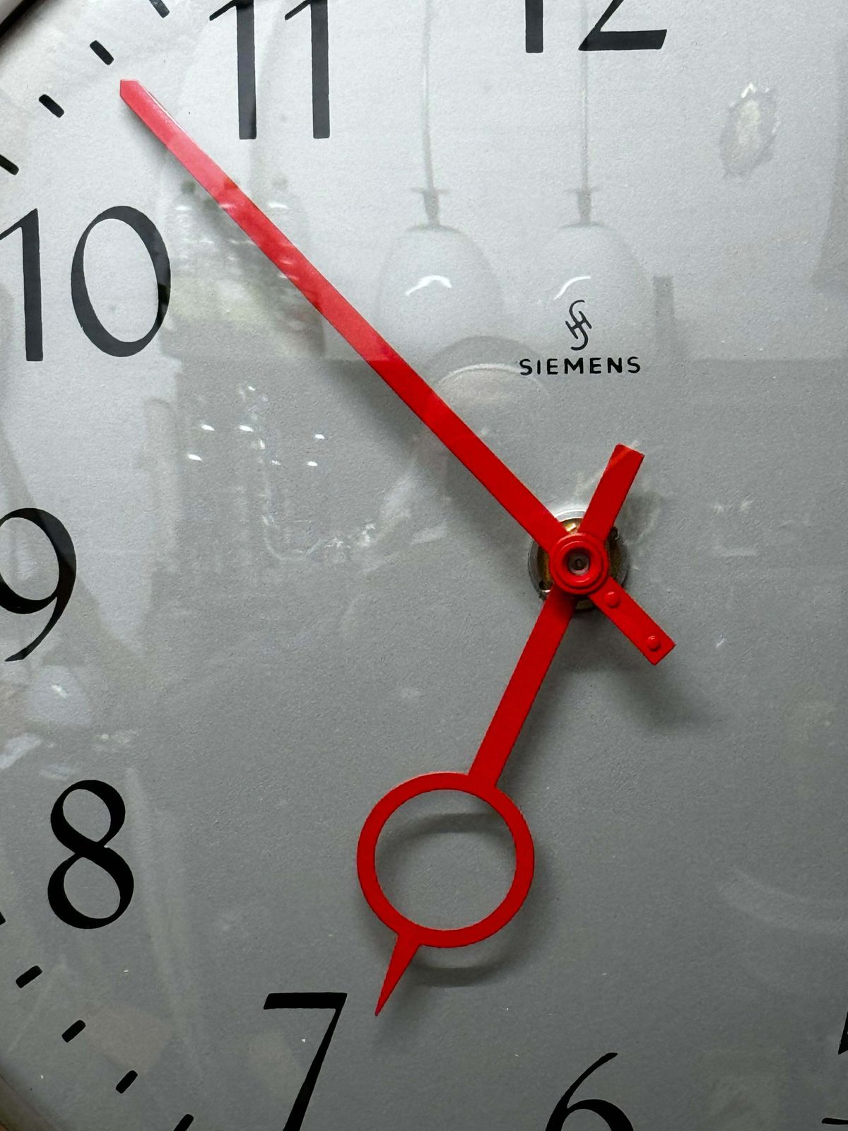 1960's German Industrial Factory / Office Clocks By Peter Behrens For Siemens photo vintage