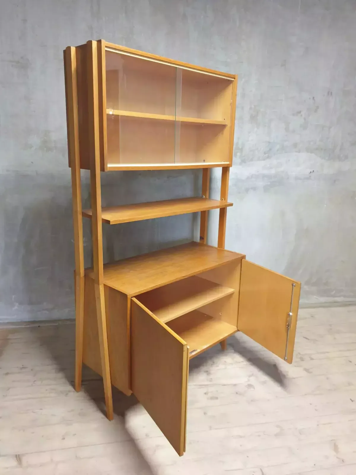 Mid Century Wall Shelf Bookcase By František Jirák For Tatra Nábytok, 1960´S photo for sale