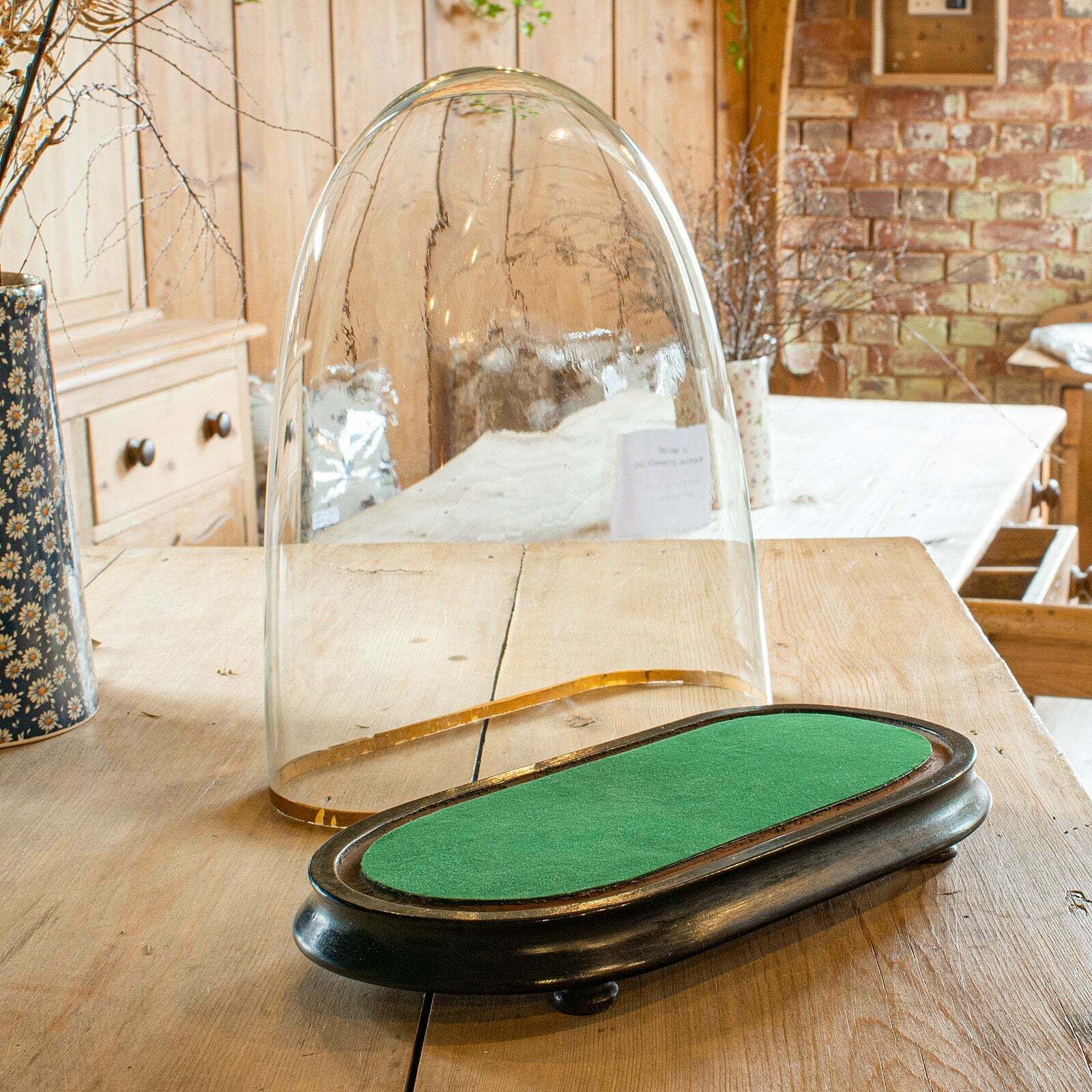 Antique Ovoid Clock Dome, English, Glass, Taxidermy Display Showcase, Victorian photo vinterior