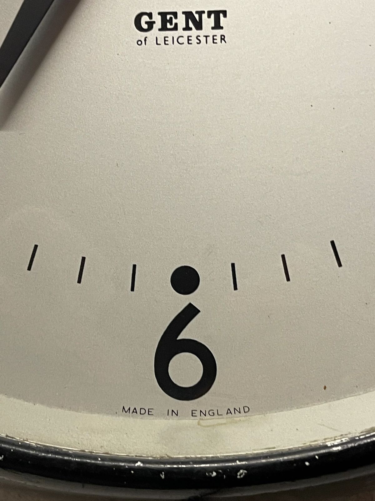1960s Gents Of Leicester Electric Factory Clock photo vintage