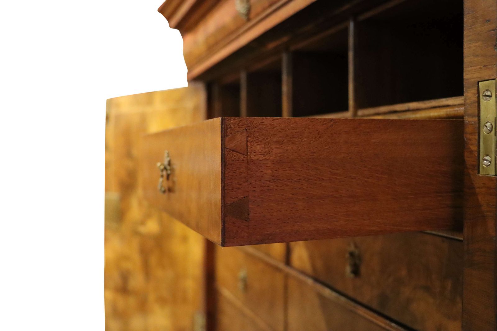 William And Mary Period Burr Walnut Cabinet On Stand photo buy