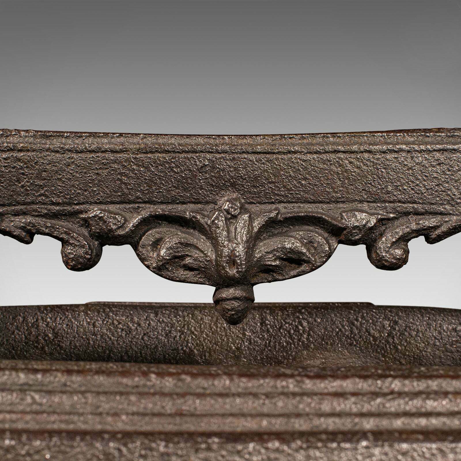 Antique Entrance Boot Scraper, English, Cast Iron Doorway Shoe Cleaner, Georgian photo vintage
