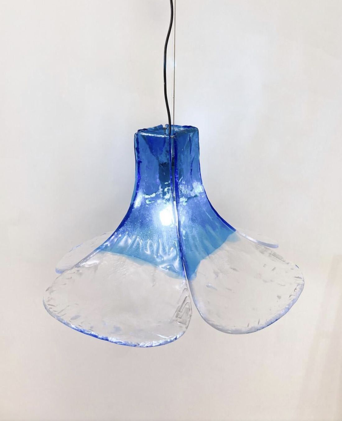 1610.0 Mid Century Murano Glass Hanging Lamp By Carlo Nason, 1960s – 2 Available photo