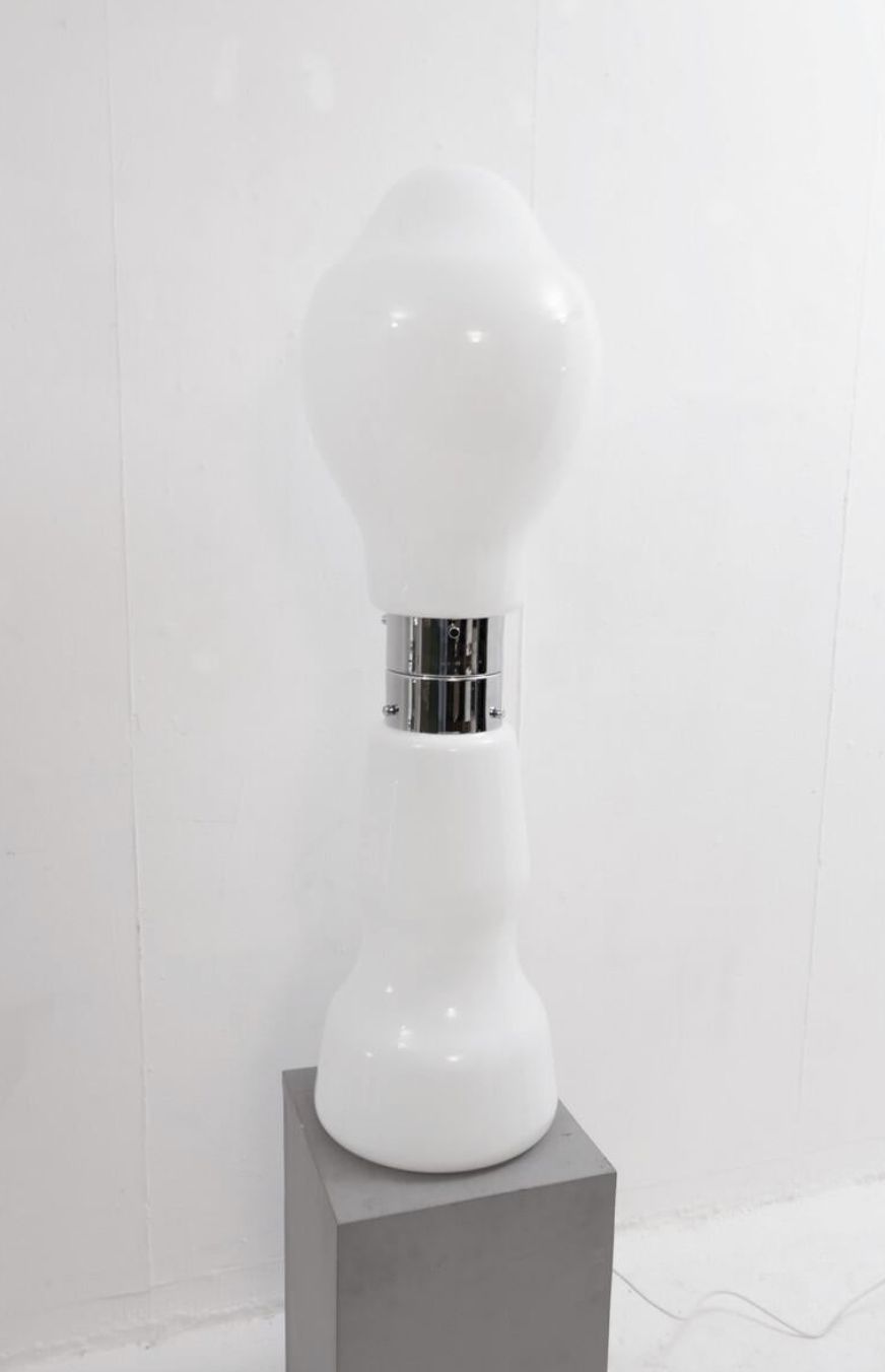 Mid Century Modern Floor Lamp Brillio By Carlo Nason For Mazzega, Italy 1970s photo furniture
