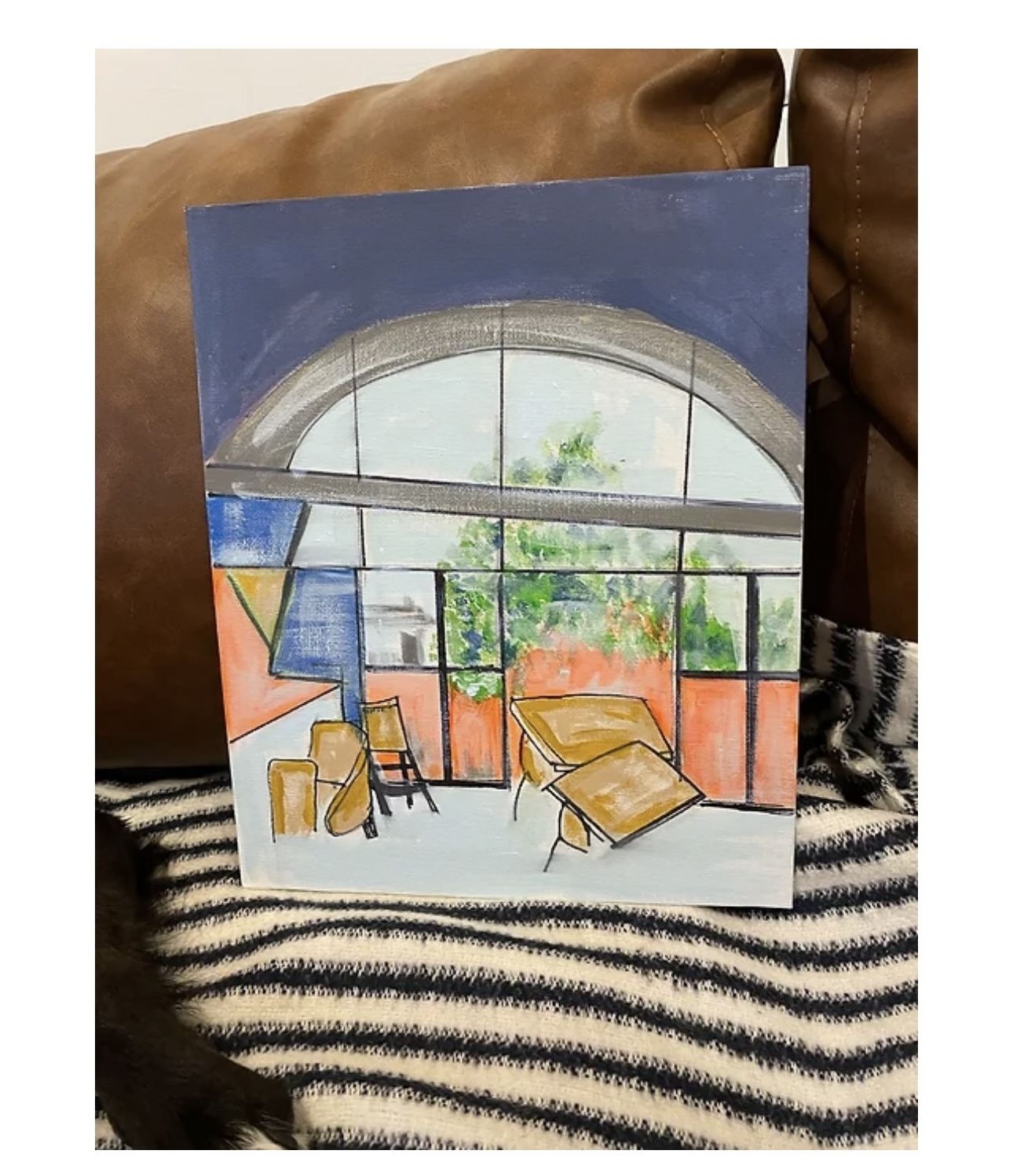 Original Painting, Artist Catherine Mackie, 2023, “Barfly”