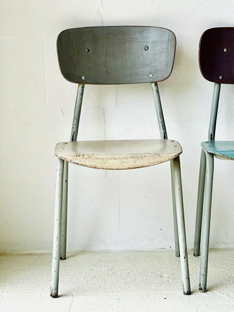Vintage Schoolstoelen, Set Van 4 photo buy