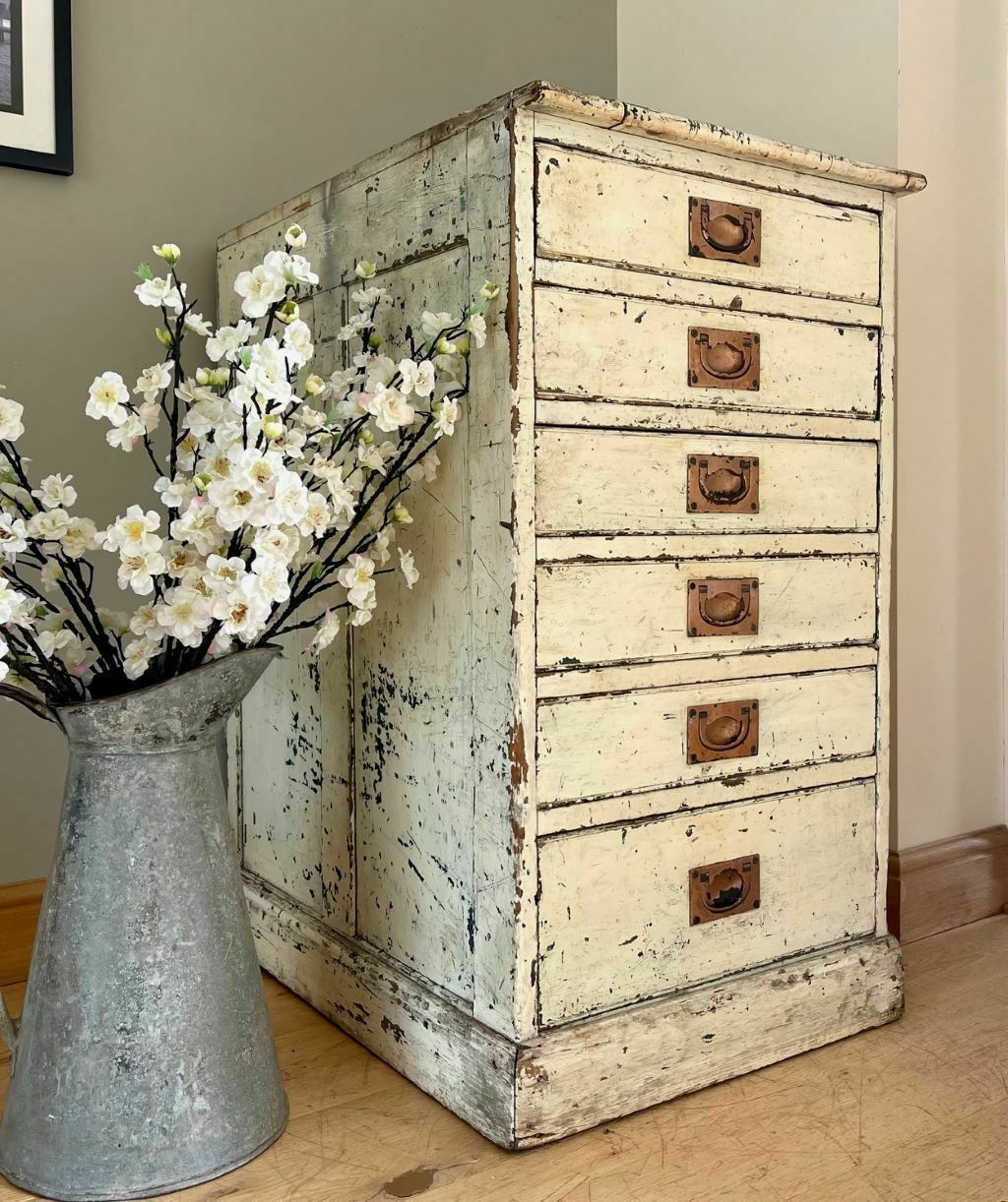 Early 20th Century Rustic Workshop Drawers photo furniture