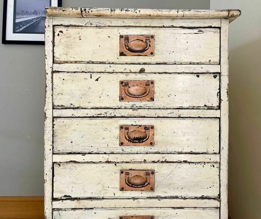 Early 20th Century Rustic Workshop Drawers photo buy