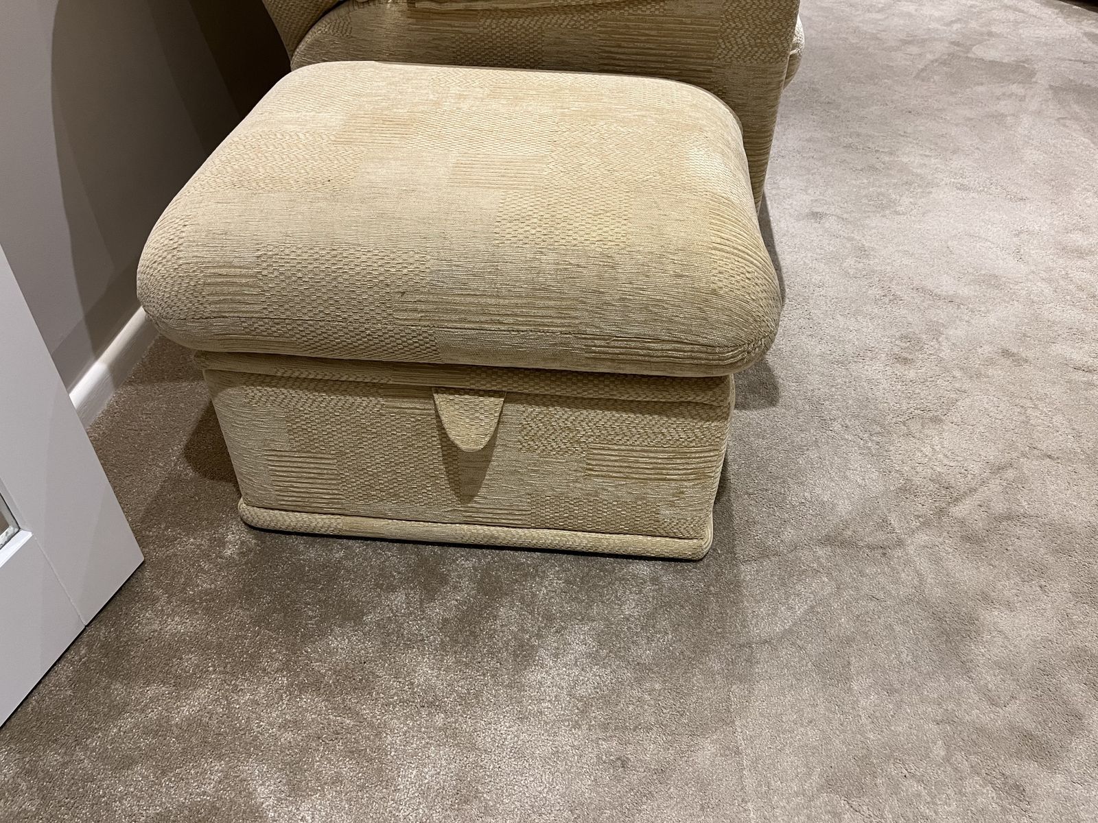 Two G Plan 2 Seater Sofas And Footstool