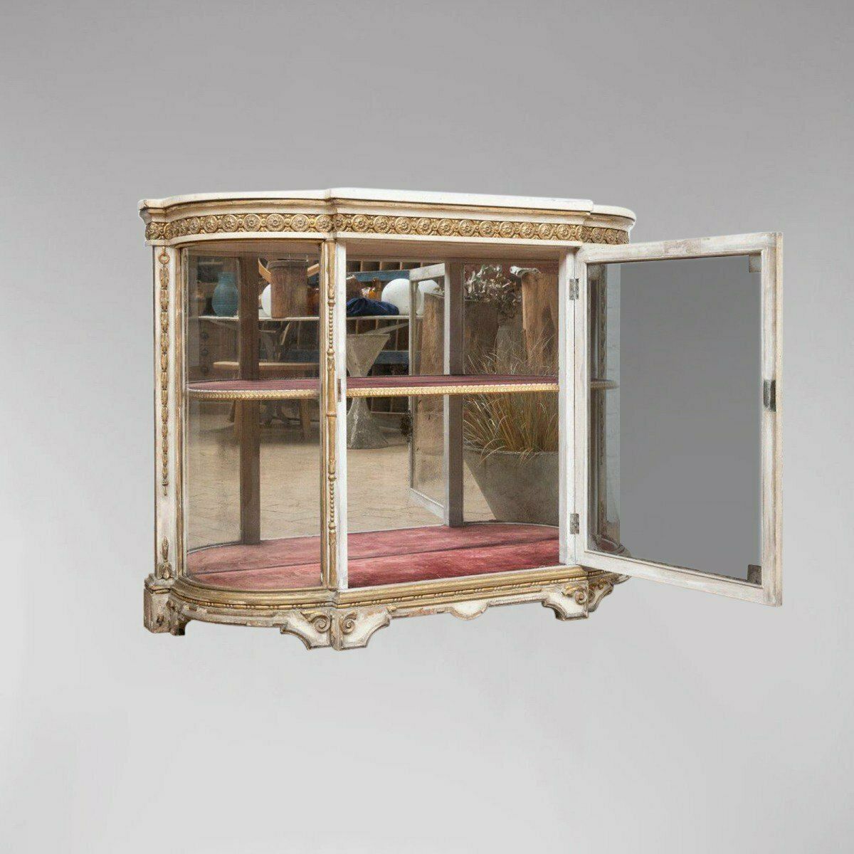 Napoleon III Showcase In Golden Wood photo furniture