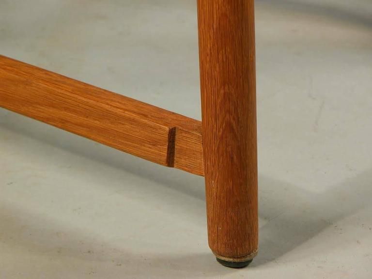 1941 White Hans J. Wegner Oak Dining Chair "City Hall Chair" For Plan Møbler photo buy