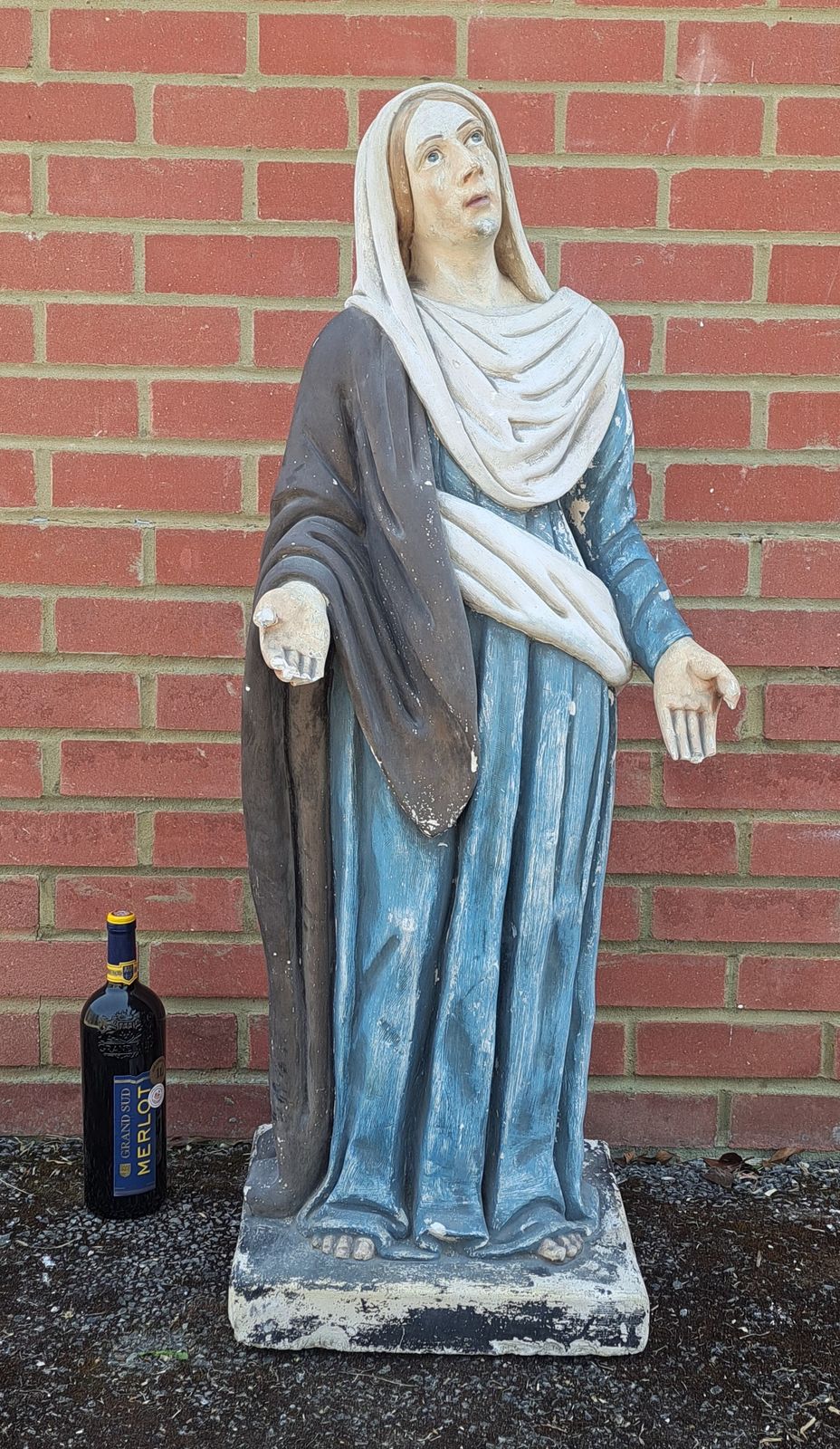 French 19th Century Statue Of Mary Magdalene