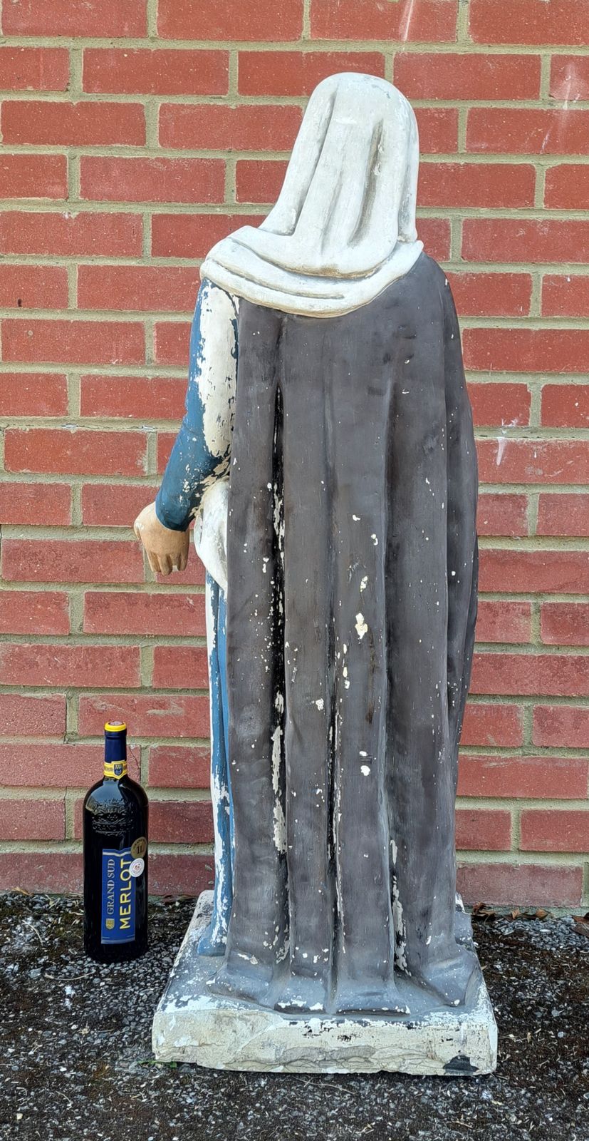 French 19th Century Statue Of Mary Magdalene photo furniture