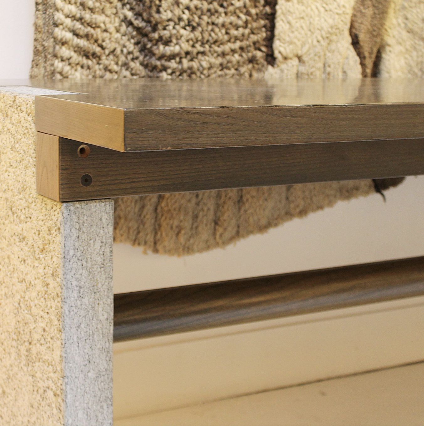 Stone And Wood Console Model ‘Valmarana’ By Carlo Scarpa For Simon, Italy, 1972 photo vinterior