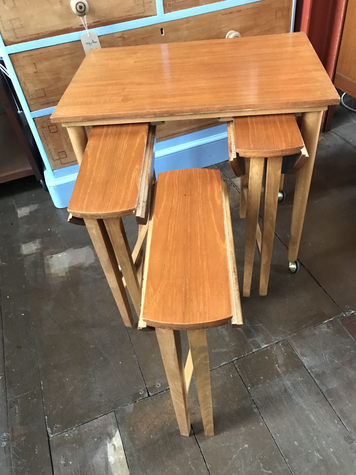 Poul Hundevad Style Set Of 4 Tables Novy Domov photo furniture