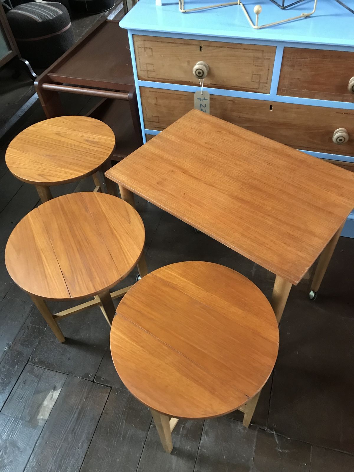 Poul Hundevad Style Set Of 4 Tables Novy Domov photo 285.0