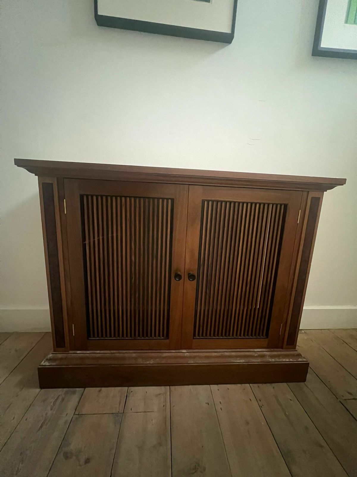 In The Manner Of David Linley, A Pair Of Walnut And Burr Walnut Cabinets photo furniture