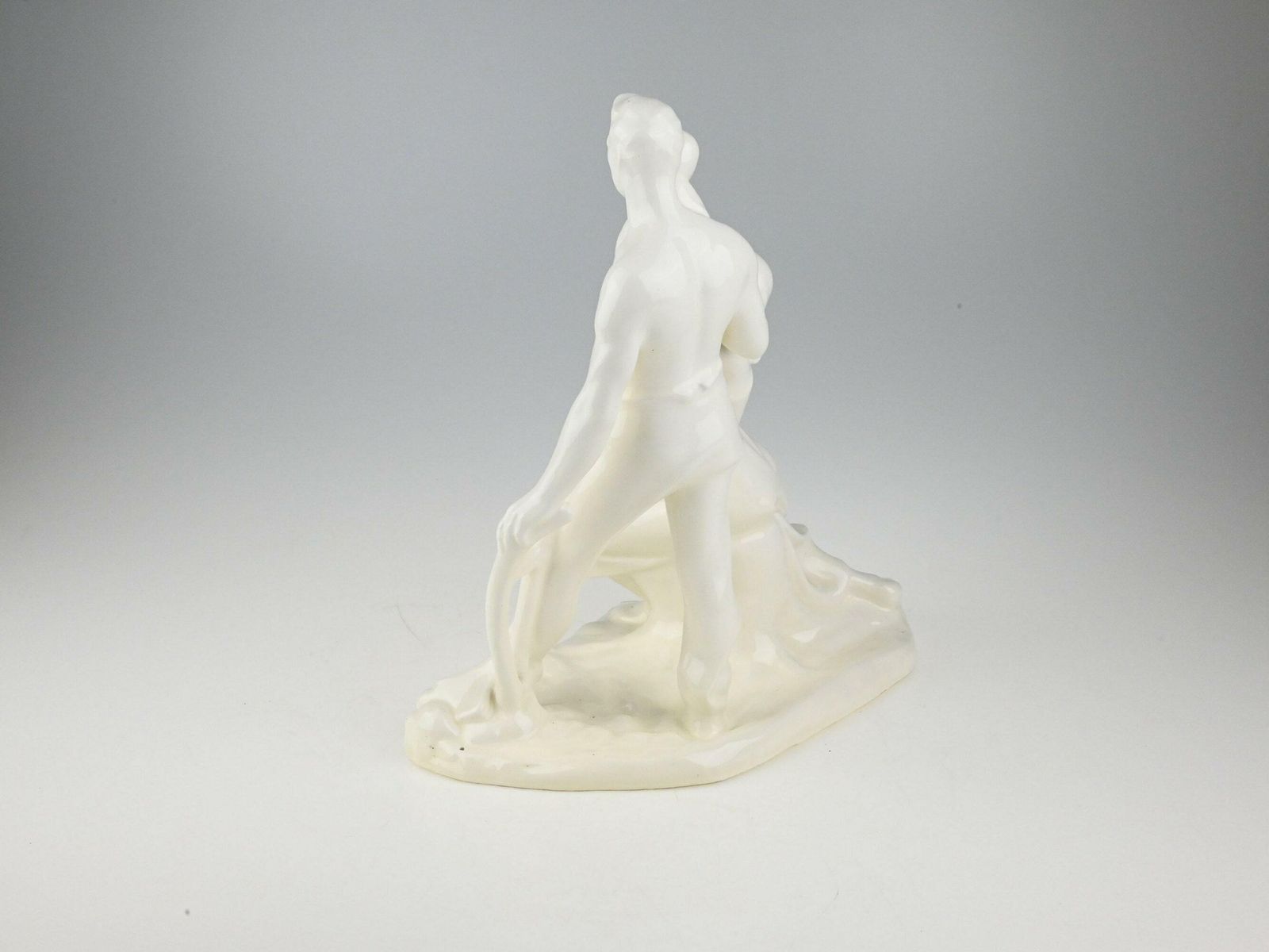 Czech Ceramic Sculpture, Emil Hlavica Design, Family Scene Statue, Mid Century Statue, Mid Century, Ceramic Statue, Ceramic Decoration photo Home Decor