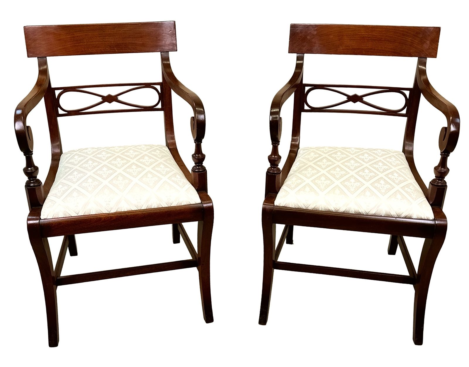 Set Of Eight Georgian Mahogany Dining Chairs (England, Circa 1815) photo Furniture