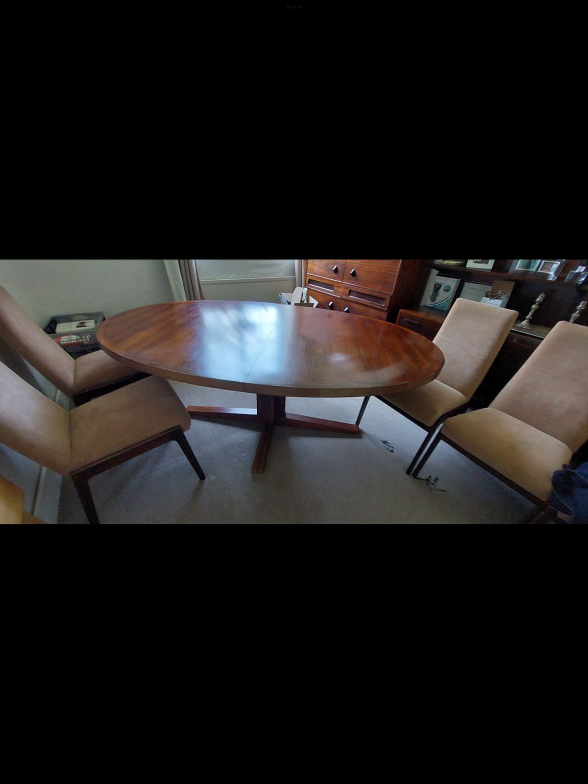 Heltborg Mobler Danish Rosewood Dining Table And 6 Chairs photo vinterior