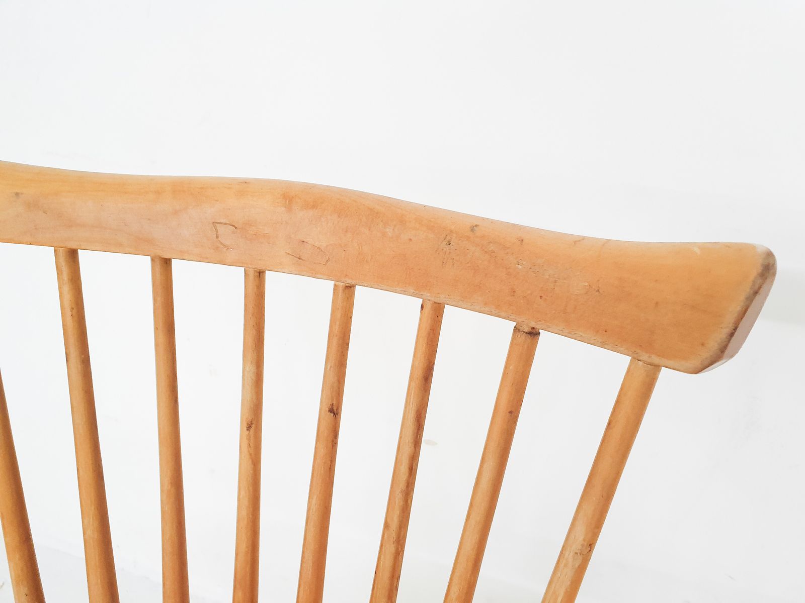 Pastoe Stijl Spijlenrug Eetkamerstoelen, Nederland, Ca. Jaren 1950 photo 214.0