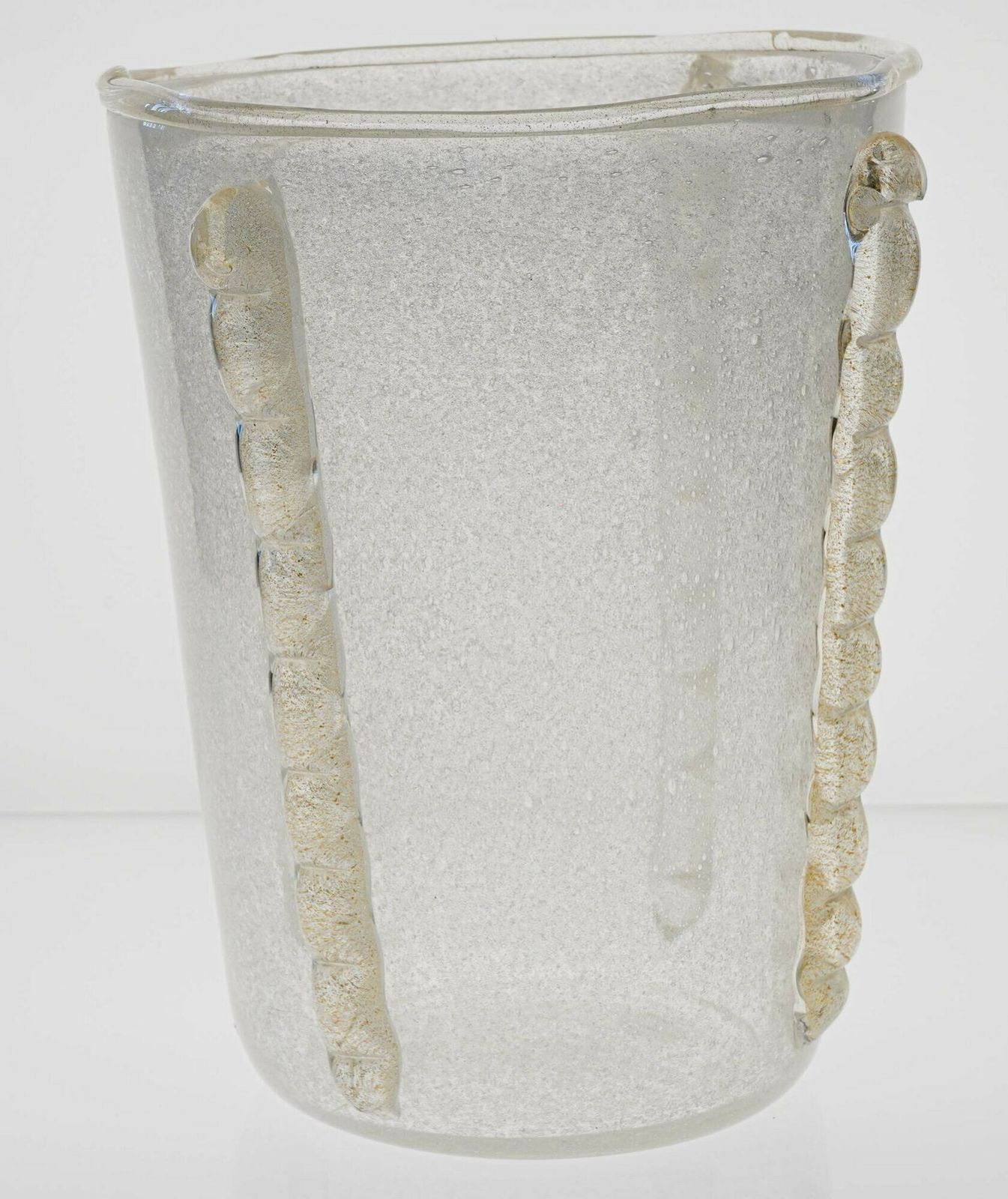 Giant Vase Or Ice Bucket In Murano Glass, Barovier & Toso Style photo furniture