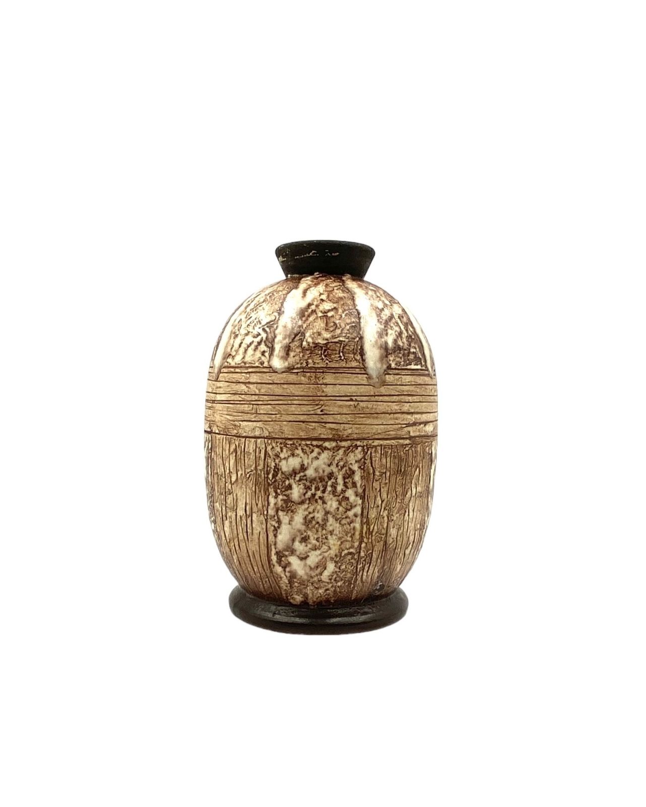 photo buy Louis Auguste Dage, Art Deco Unique Ceramic Vase, France 1930