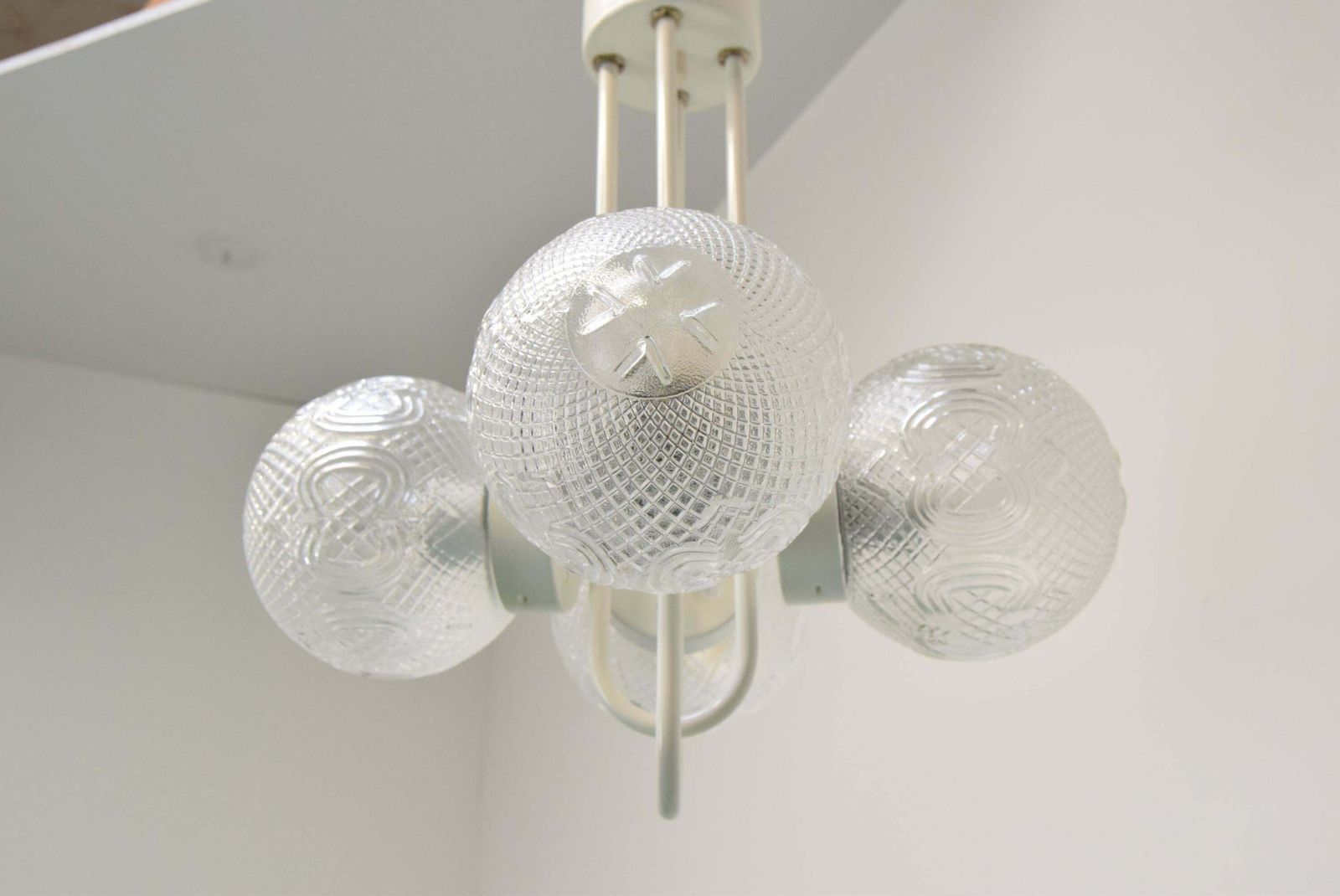 Mid Century Designed Chandelier By Jilove U Decina, 1970's. photo Lighting