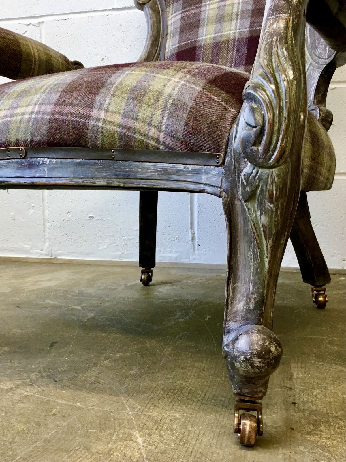 Victorian Chair And Footstool Set: "Arthur 'N' Arf An Arthur" photo vinterior