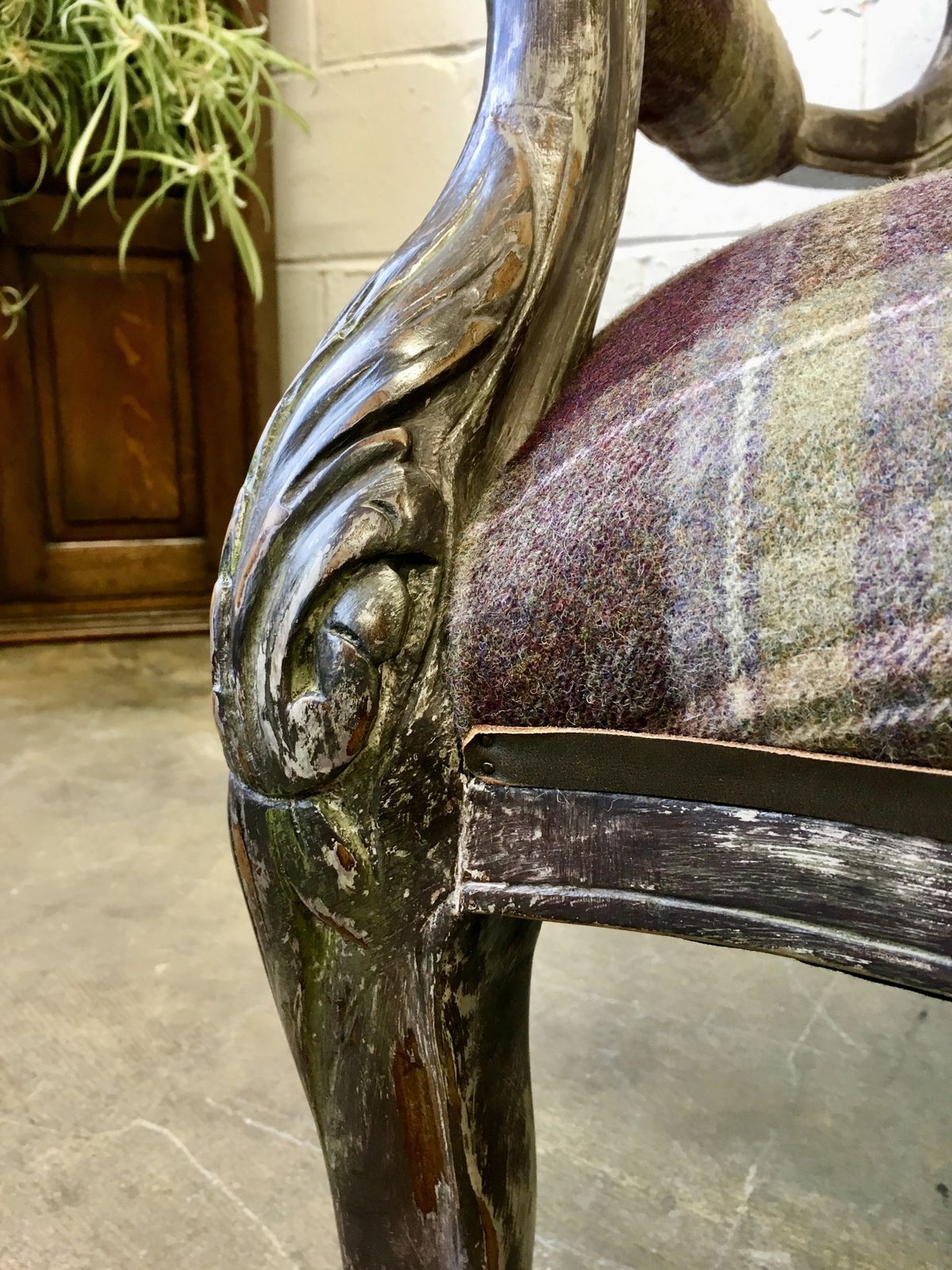 Furniture Victorian Chair And Footstool Set: "Arthur 'N' Arf An Arthur" photo