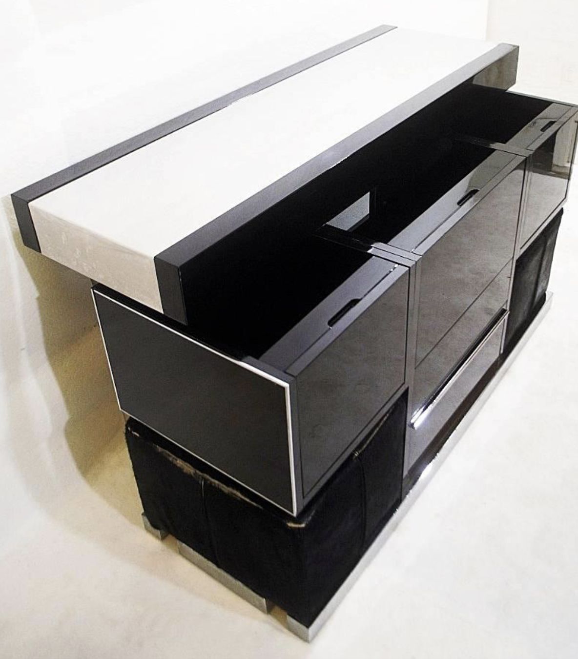 Willy Rizzo Dry Bar Set, Italy, 1970s photo Furniture