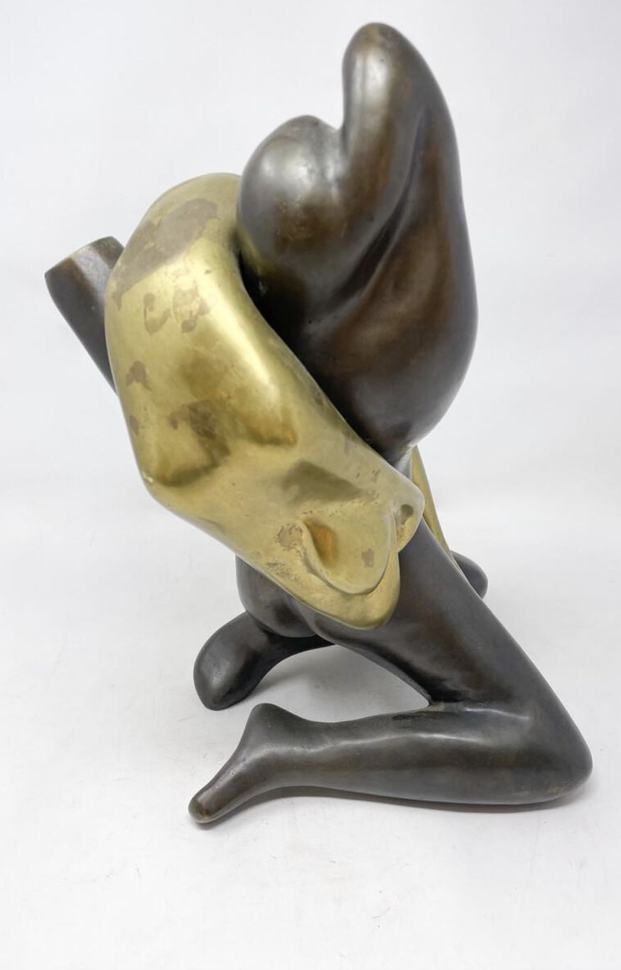 Mid Century Helio Rodrigues Sculpture, Brazil photo vintage