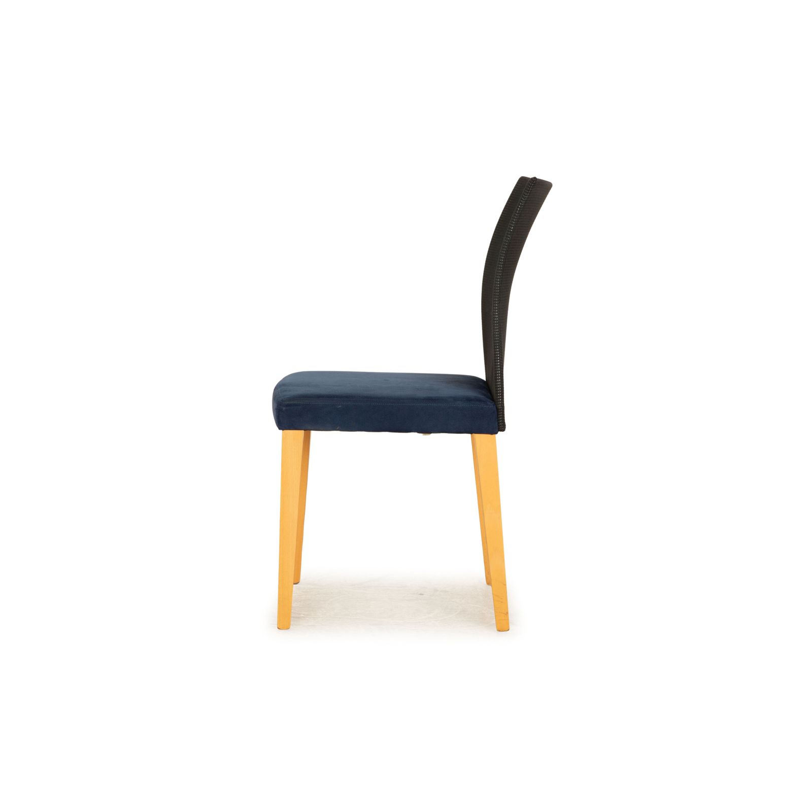 photo for sale Set Of 6 Tonon Fabric Chairs Blue Dining Room