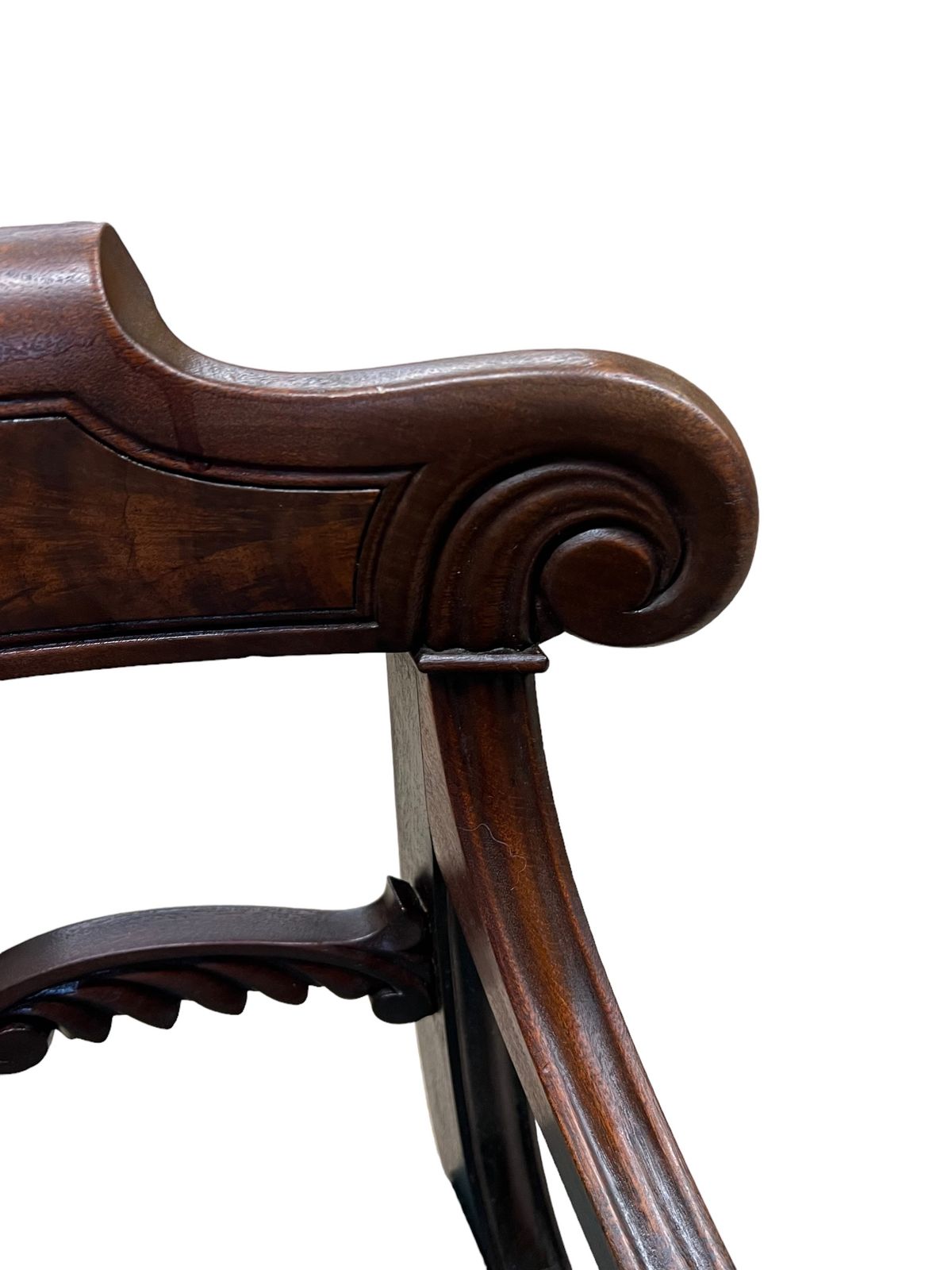Vintage Regency Style Office Arm Chair photo vinterior