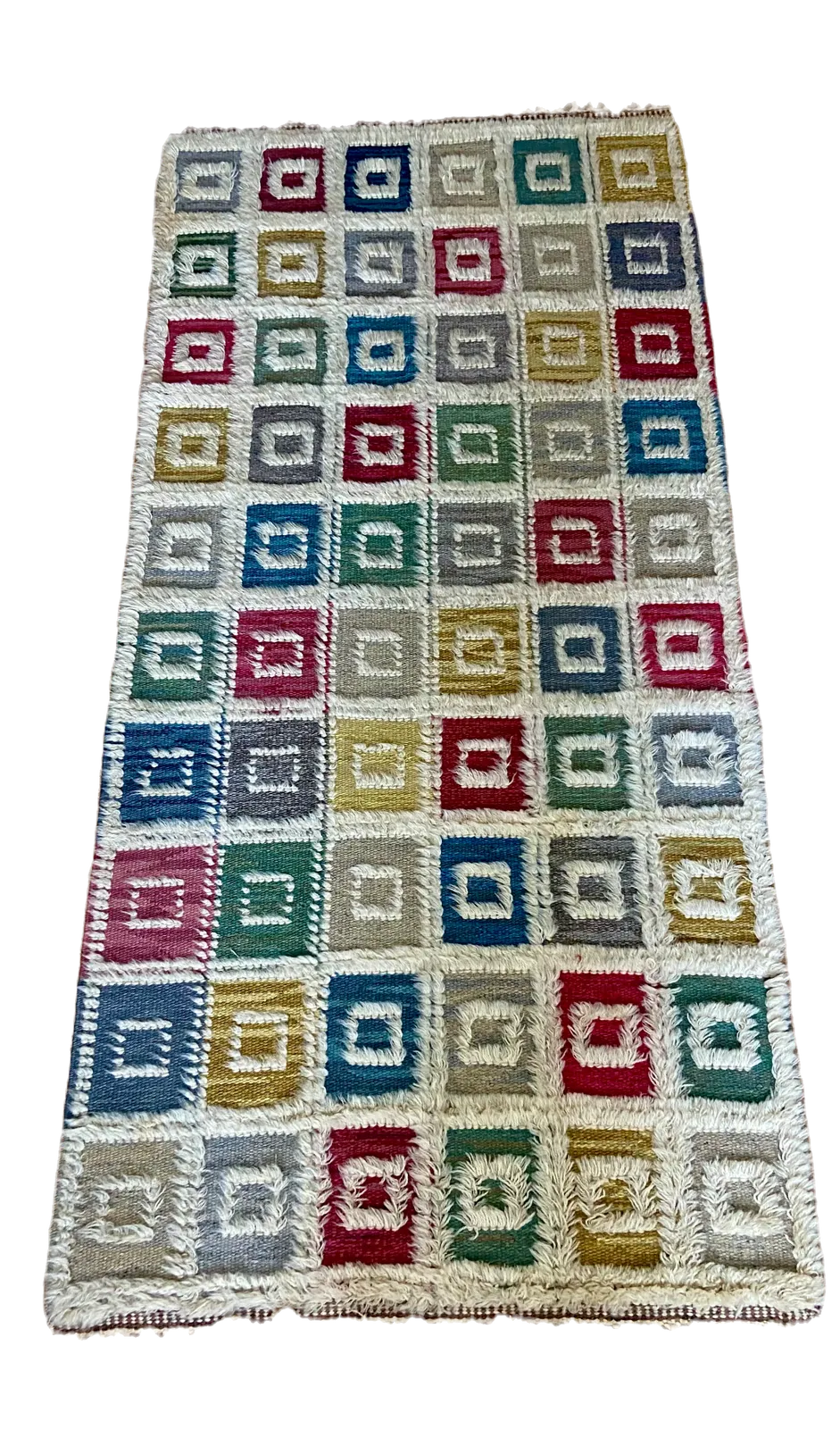 Swedish Check Rug, Boho