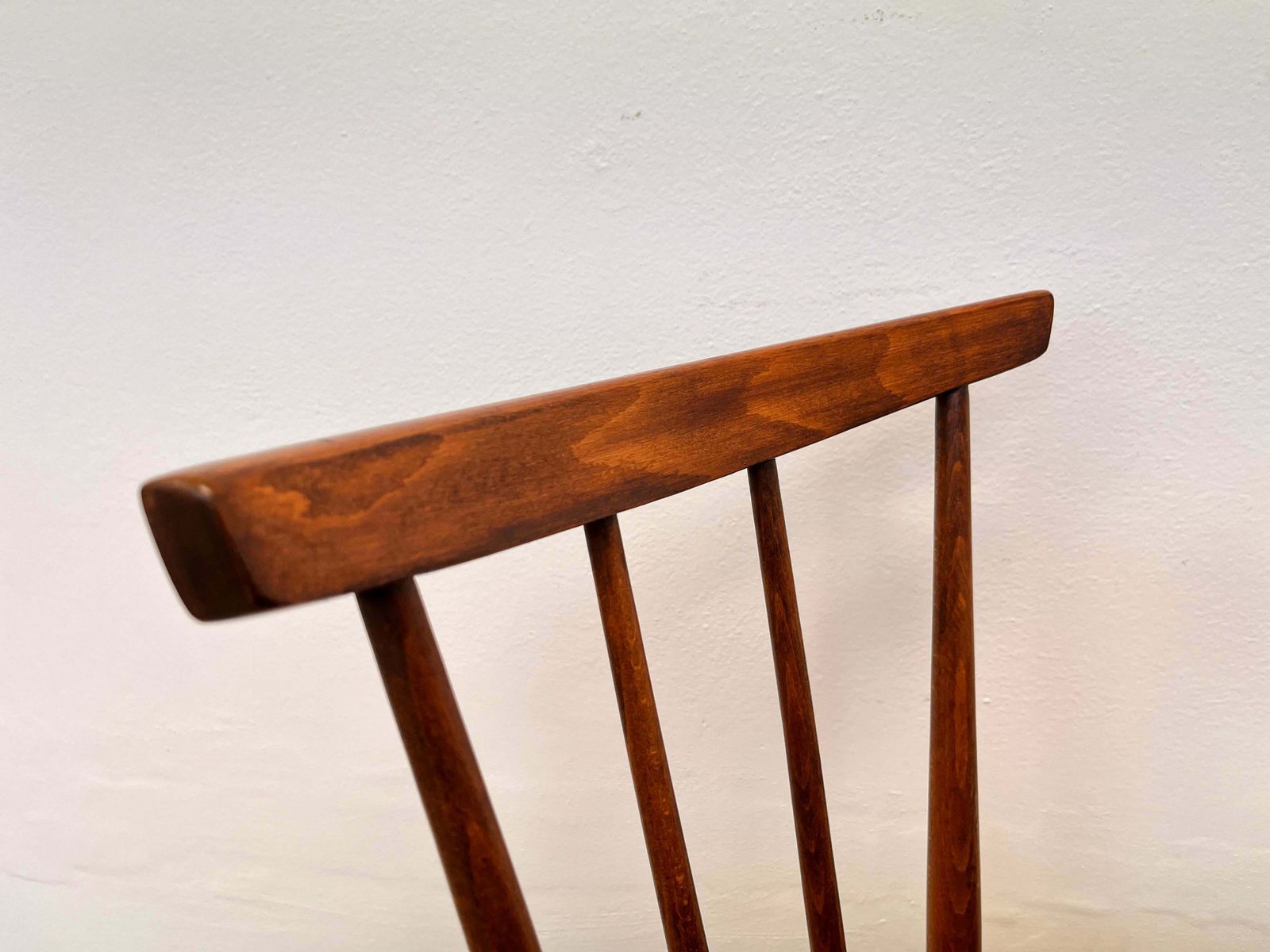Set Of Four Mid Century Design Wooden Dining Chairs By Ton   1960s photo Furniture