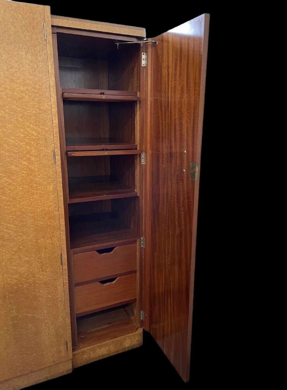 Harry And Lou Epstein Triple Wardrobe In Maple photo Furniture