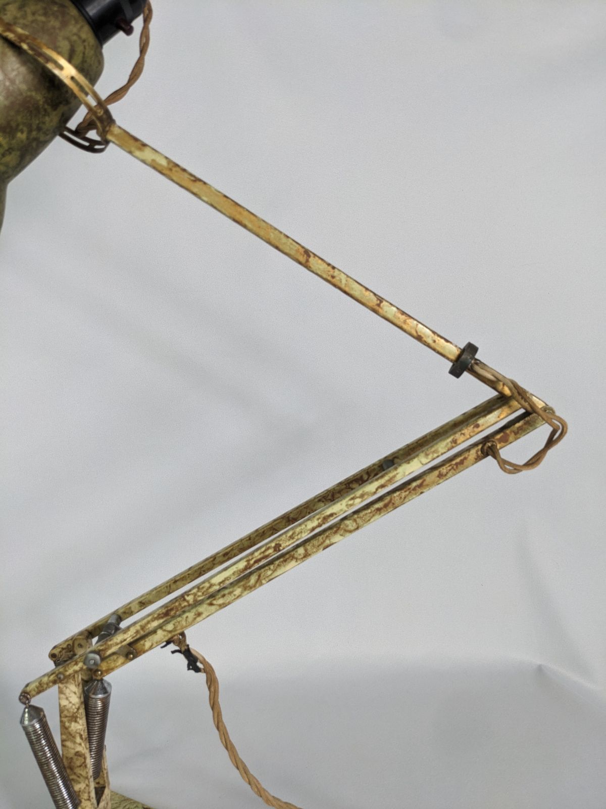 Anglepoise Model 1227 Two Step Scumble Cream And Gold Mid Century 1930's/ 40s By Herbert Terry photo Lighting
