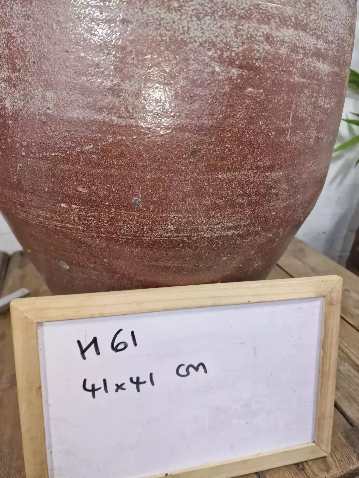 Home Decor Very Large French Stoneware Terracotta Walnut Oil Pitcher Confit Pot photo