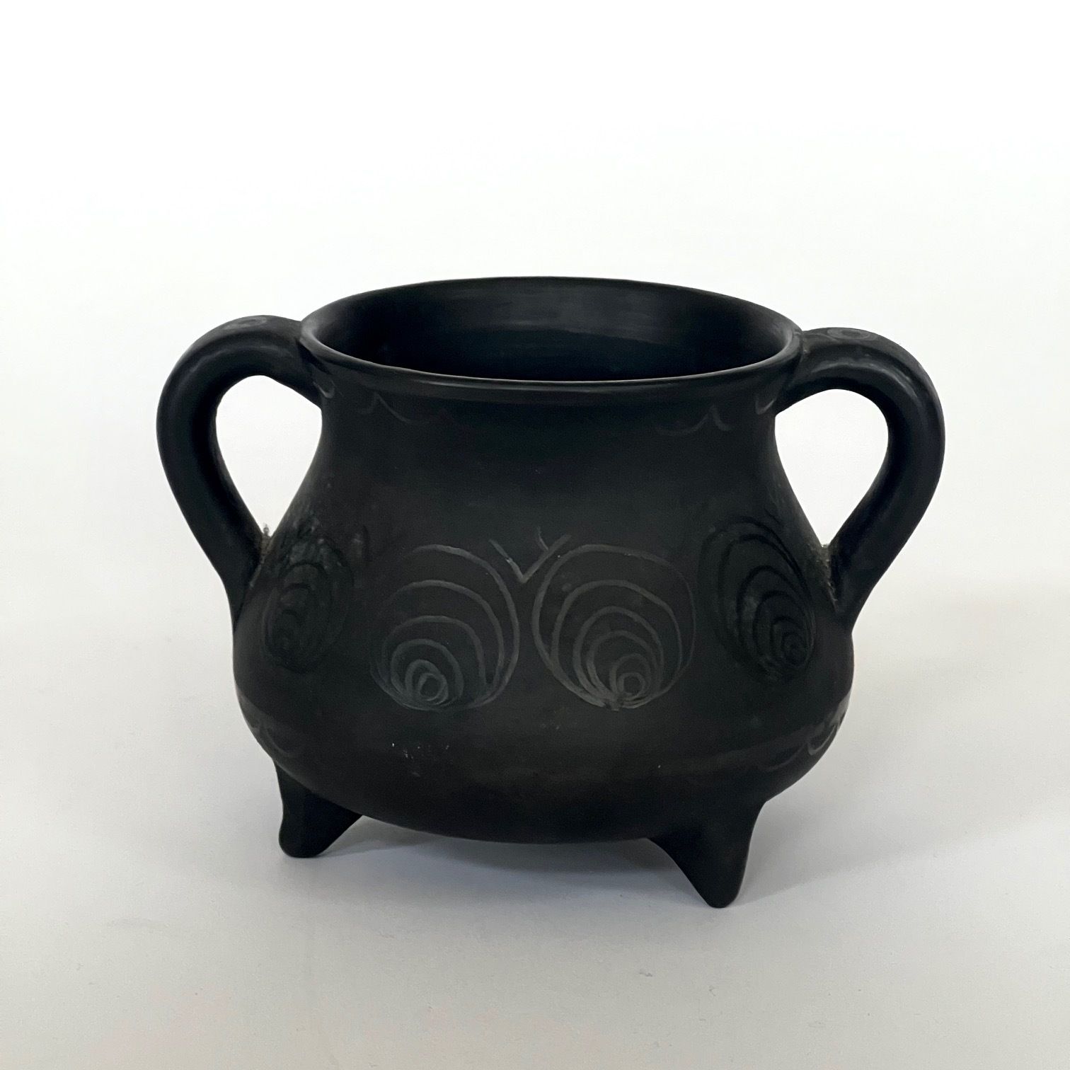 Vintage Danish Folk Art Pot, 1960s