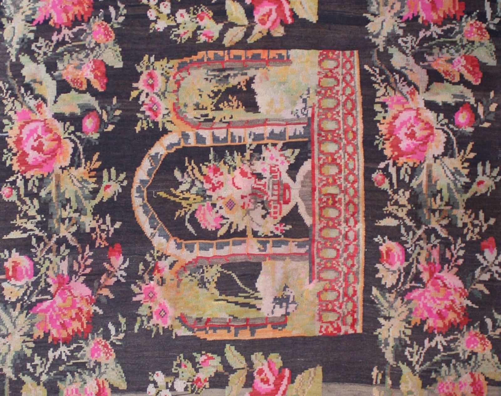 Antique Caucasian Kilim photo furniture