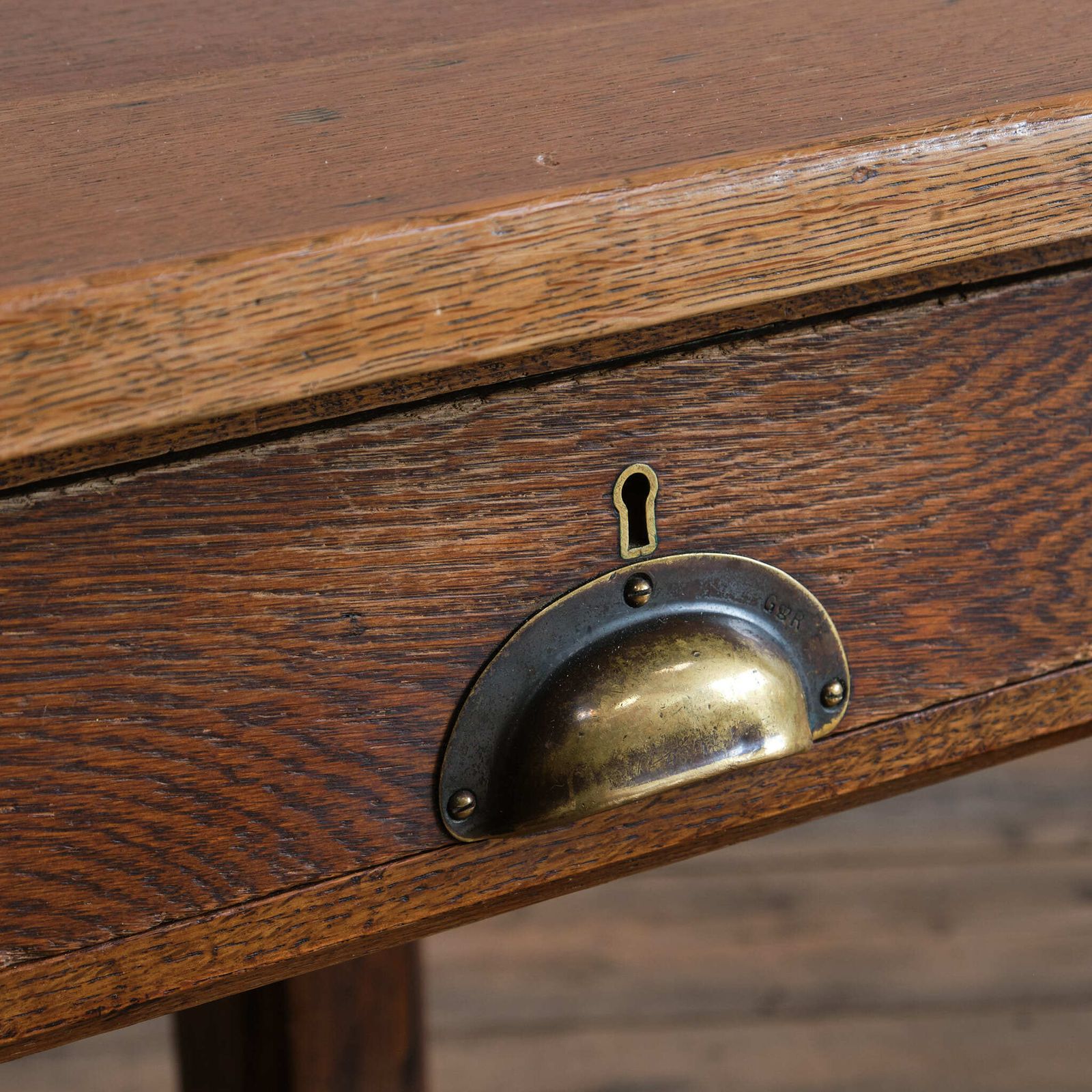 photo buy Antique Early 20th Century Oak Refectory Dining Table