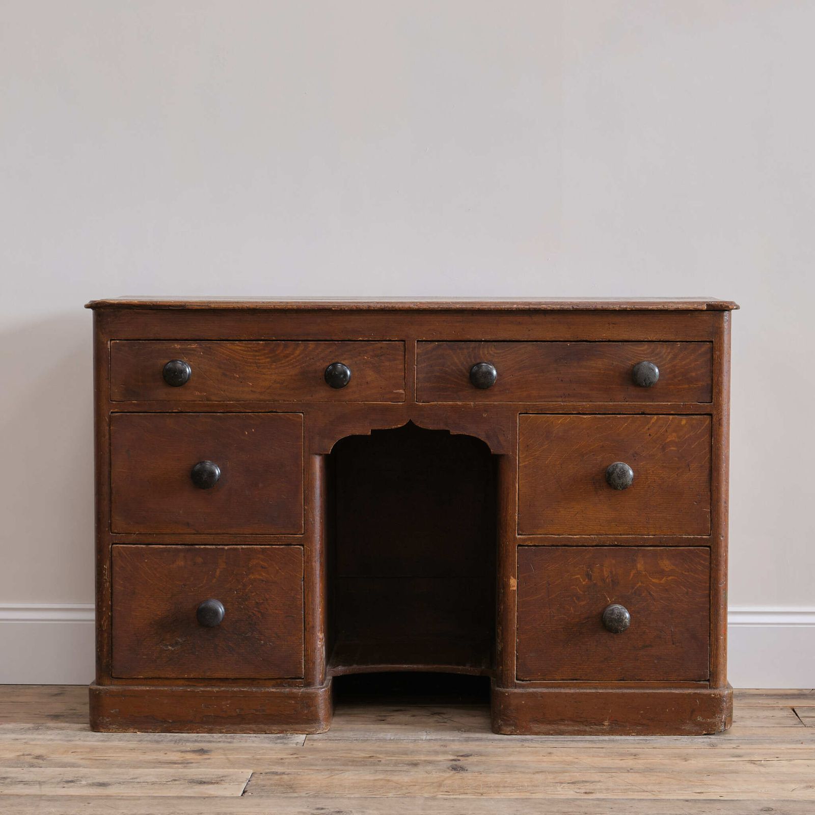 19th Century Painted Pine Dog Kennel Dresser photo furniture
